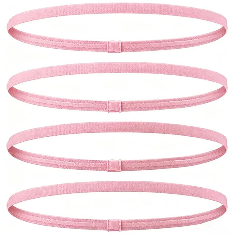 Elastic Sports Headbands 4pcs