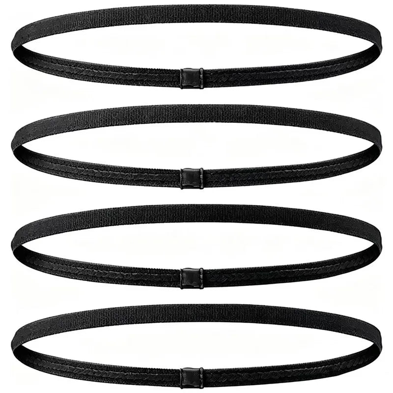 Elastic Sports Headbands 4pcs